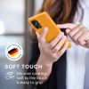 Etui Kwmobile do Motorola Moto G85, pomarańczowe, silikonowe, KWM000022TR007C