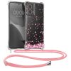 Etui Kwmobile ze smyczą do Motorola Moto G85, wielokolorowe, silikonowe, KWM000022TT001C