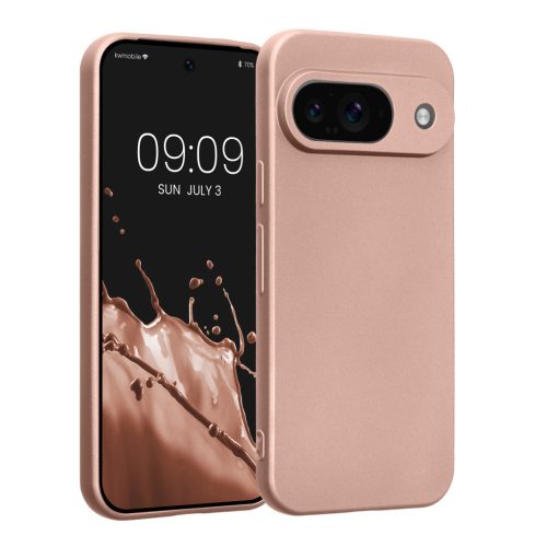 Etui Kwmobile do Google Pixel 9, różowe, silikonowe, KWM000020PO004C