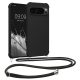 Etui Kwmobile ze smyczą do Google Pixel 9 Pro XL, czarne, silikonowe, KWM000020PZ001C