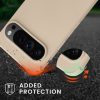 Etui Kwmobile ze smyczą do Google Pixel 9 Pro XL, kremowe, silikonowe, KWM000020PZ002C