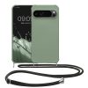 Etui Kwmobile ze smyczą do Google Pixel 9 Pro XL, jasnozielone, silikonowe, KWM000020PZ003C
