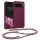 Etui Kwmobile ze smyczą do Google Pixel 9 Pro XL, fioletowe, silikonowe, KWM000020PZ004C