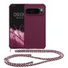Etui Kwmobile ze smyczą do Google Pixel 9 Pro XL, fioletowe, silikonowe, KWM000020PZ004C