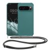 Etui Kwmobile ze smyczą do Google Pixel 9 Pro XL, zielone, silikonowe, KWM000020PZ005C