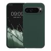 Etui Kwmobile do Google Pixel 9/Pixel 9 Pro, ciemnozielone, silikonowe, KWM000020QA002C