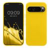 Etui Kwmobile do Google Pixel 9/Pixel 9 Pro, żółte, silikonowe, KWM000020QA003C