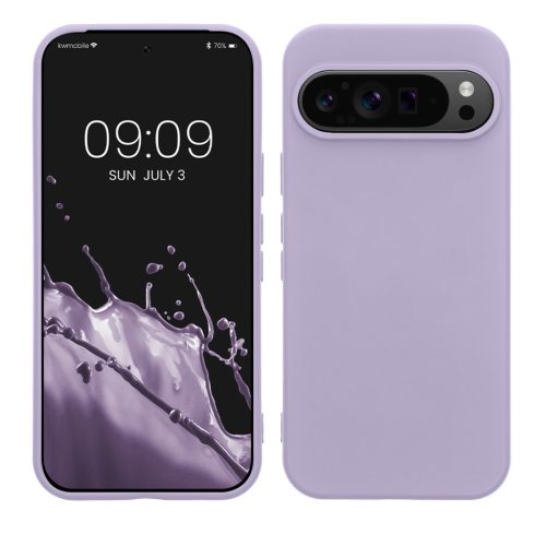 Etui Kwmobile do Google Pixel 9/Pixel 9 Pro, niebieskie, silikonowe, KWM000020QA004C