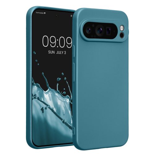 Etui Kwmobile do Google Pixel 9 Pro XL, niebieskie, silikonowe, KWM000020QC001C