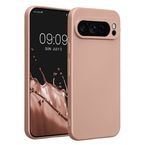 Etui Kwmobile do Google Pixel 9 Pro XL, różowe, silikonowe, KWM000020QC004C