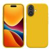 Etui Kwmobile do Apple iPhone 16, żółte, silikonowe, KWM000022TU002C