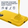 Etui Kwmobile do Apple iPhone 16, żółte, silikonowe, KWM000022TU002C
