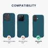 Etui Kwmobile do Apple iPhone 16, niebieskie, silikonowe, KWM000022TU003C