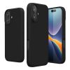 Etui Kwmobile do Apple iPhone 16, czarne, silikonowe, KWM000022TU006C