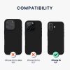 Etui Kwmobile do Apple iPhone 16, czarne, silikonowe, KWM000022TU006C