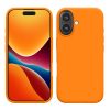 Etui Kwmobile do Apple iPhone 16, pomarańczowe, silikonowe, KWM000022TU007C