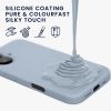 Etui Kwmobile do Apple iPhone 16, jasnoniebieskie, silikonowe, KWM000022TU009C