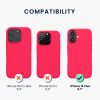 Etui Kwmobile do Apple iPhone 16 Plus, różowe, silikonowe, KWM000022TV001C