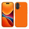 Etui Kwmobile do Apple iPhone 16 Plus, pomarańczowe, silikonowe, KWM000022TV002C