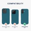 Etui Kwmobile do Apple iPhone 16 Plus, niebieskie, silikonowe, KWM000022TV003C