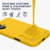 Etui Kwmobile do Apple iPhone 16 Plus, żółte, silikonowe, KWM000022TV004C
