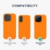 Etui Kwmobile do Apple iPhone 16 Pro, pomarańczowe, silikonowe, KWM000022TW003C