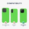 Etui Kwmobile do Apple iPhone 16 Pro, zielone, silikonowe, KWM000022TW007C