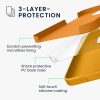 Etui Kwmobile do Apple iPhone 16 Pro, pomarańczowe, silikonowe, KWM000022TW009C