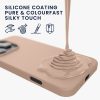 Etui Kwmobile do Apple iPhone 16 Pro, kremowe, silikonowe, KWM000022TW013C