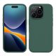 Etui Kwmobile do Apple iPhone 16 Pro, zielone, silikonowe, KWM000022TW015C