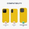 Etui Kwmobile do Apple iPhone 16 Pro Max, żółte, silikonowe, KWM000022TX001C