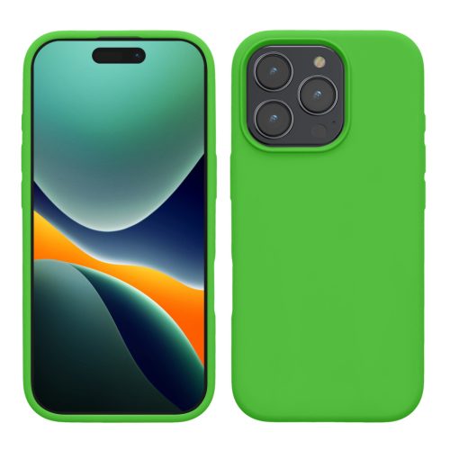 Etui Kwmobile do Apple iPhone 16 Pro Max, zielone, silikonowe, KWM000022TX003C