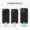 Etui Kwmobile do Apple iPhone 16 Pro Max, czarne, silikonowe, KWM000022TX005C