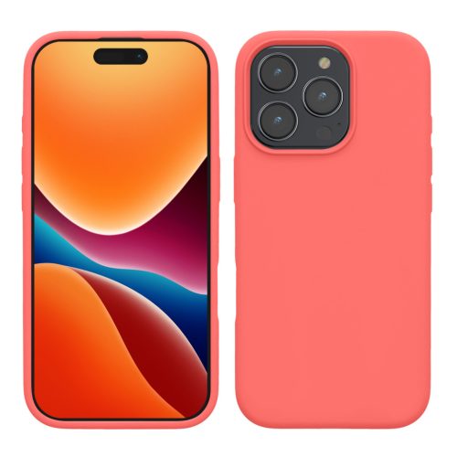 Etui Kwmobile do Apple iPhone 16 Pro Max, różowe, silikonowe, KWM000022TX006C