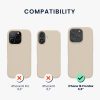 Etui Kwmobile do Apple iPhone 16 Pro Max, kremowe, silikonowe, KWM000022TX009C