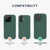 Etui Kwmobile do Apple iPhone 16 Pro Max, zielone, silikonowe, KWM000022TX010C