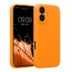 Etui Kwmobile do Apple iPhone 16, pomarańczowe, silikonowe, KWM000022TY005C