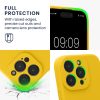 Etui Kwmobile do Apple iPhone 16 Pro, żółte, silikonowe, KWM000022TZ002C