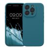 Etui Kwmobile do Apple iPhone 16 Pro, niebieskie, silikonowe, KWM000022TZ003C