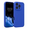 Etui Kwmobile do Apple iPhone 16 Pro, niebieskie, silikonowe, KWM000022TZ004C