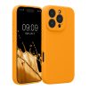 Etui Kwmobile do Apple iPhone 16 Pro, pomarańczowe, silikonowe, KWM000022TZ005C