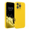 Etui Kwmobile do Apple iPhone 16 Pro Max, żółte, silikonowe, KWM000022UA002C