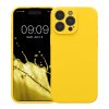 Etui Kwmobile do Apple iPhone 16 Pro Max, żółte, silikonowe, KWM000022UA002C