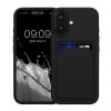 Etui Kwmobile do Apple iPhone 16, czarne, silikonowe, KWM000022UF001C