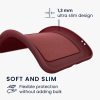 Etui Kwmobile do Apple iPhone 16, ciemnoczerwone, silikonowe, KWM000022UF006C