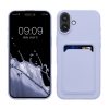 Etui Kwmobile do Apple iPhone 16 Plus, niebieskie, silikonowe, KWM000022UG002C