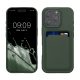 Etui Kwmobile do Apple iPhone 16 Pro, ciemnozielone, silikonowe, KWM000022UH002C