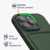 Etui Kwmobile do Apple iPhone 16 Pro, ciemnozielone, silikonowe, KWM000022UH002C