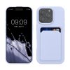Etui Kwmobile do Apple iPhone 16 Pro, niebieskie, silikonowe, KWM000022UH003C
