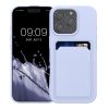 Etui Kwmobile do Apple iPhone 16 Pro, niebieskie, silikonowe, KWM000022UH003C